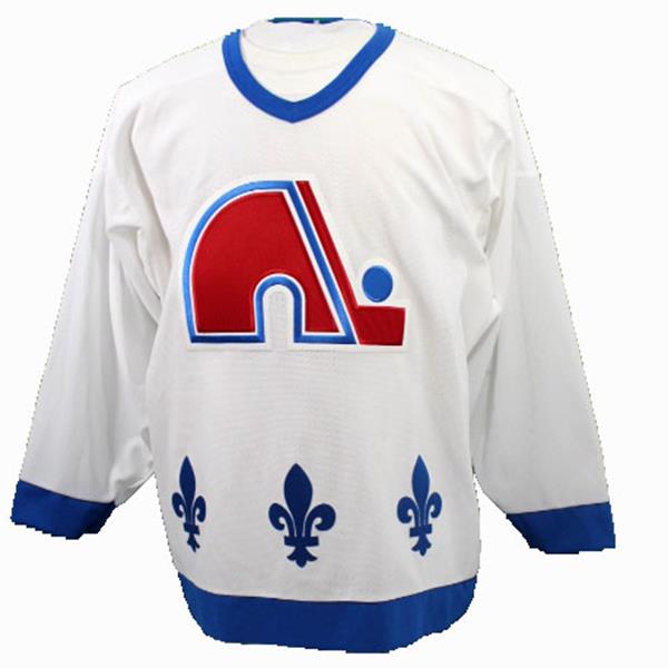 JOE SAKIC  Quebec Nordiques 1992 CCM Vintage Throwback Home NHL Hockey  Jersey